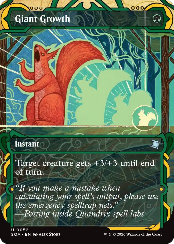 Giant Growth (52) (Secrets of Strixhaven: Mystical Archive) - PokeBox USA
