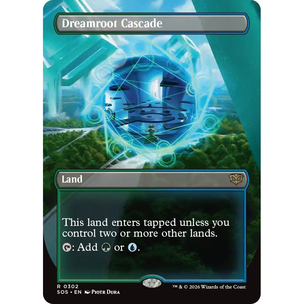 Dreamroot Cascade (Borderless) (302) (Secrets of Strixhaven) - PokeBox USA