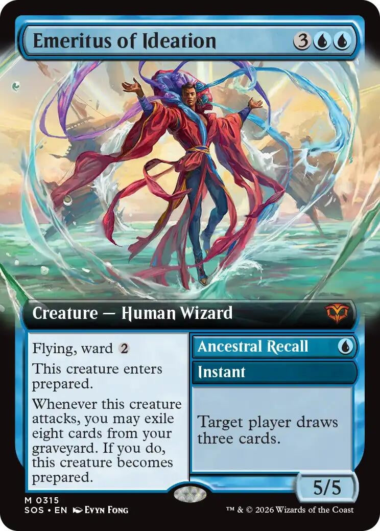 Emeritus of Ideation (Extended Art) (315) (Secrets of Strixhaven) - PokeBox USA