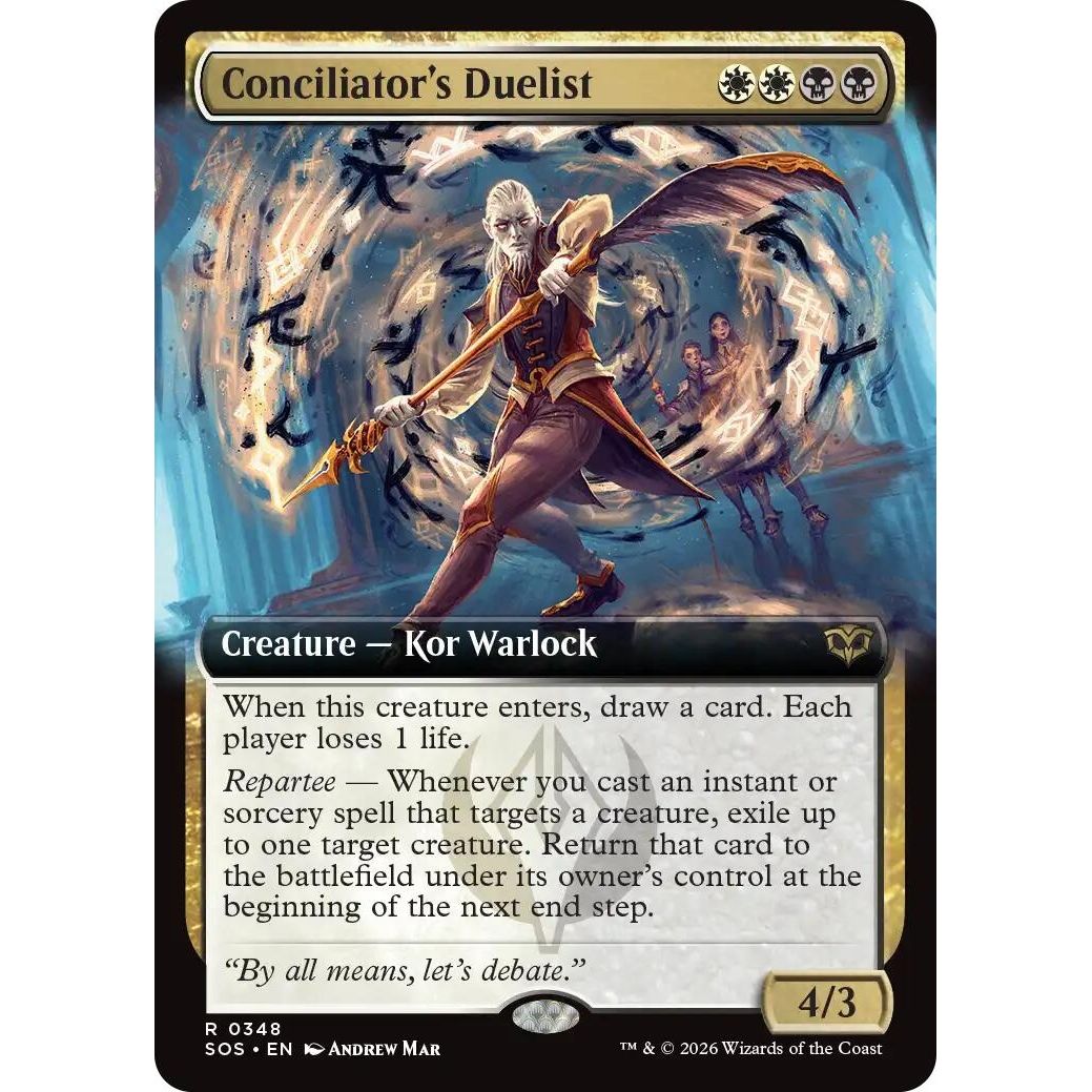 Conciliator's Duelist (Extended Art) (348) (Secrets of Strixhaven) - PokeBox USA