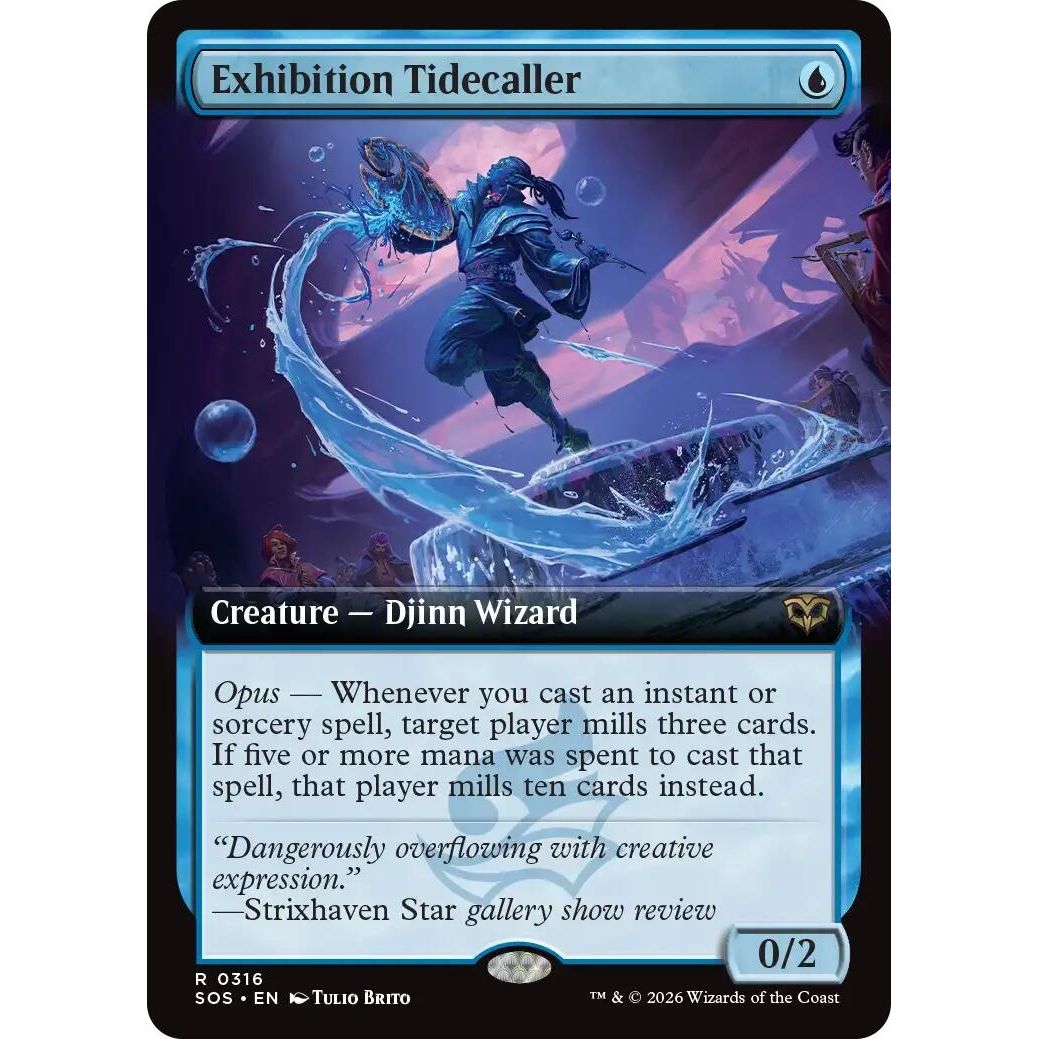 Exhibition Tidecaller (Extended Art) (316) (Secrets of Strixhaven) - PokeBox USA