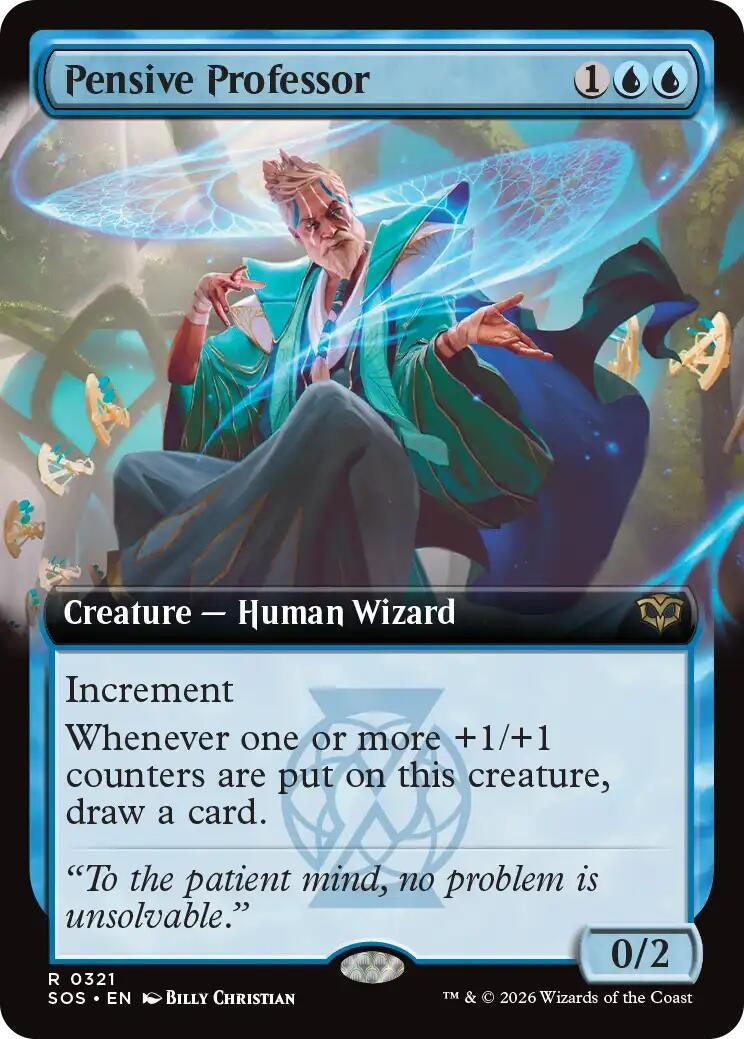 Pensive Professor (Extended Art) (321) (Secrets of Strixhaven) - PokeBox USA