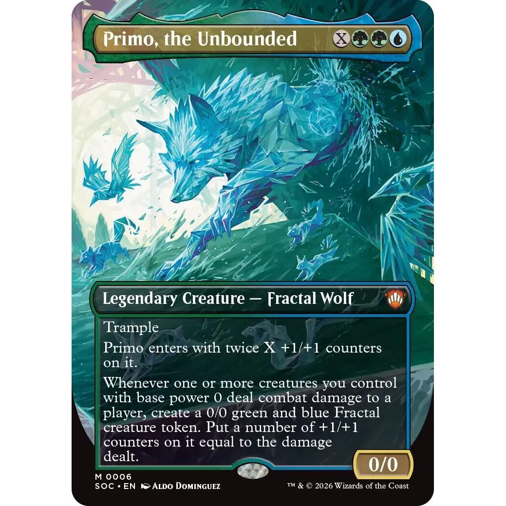 Primo, the Unbounded (Borderless) (6) (Secrets of Strixhaven) - PokeBox USA