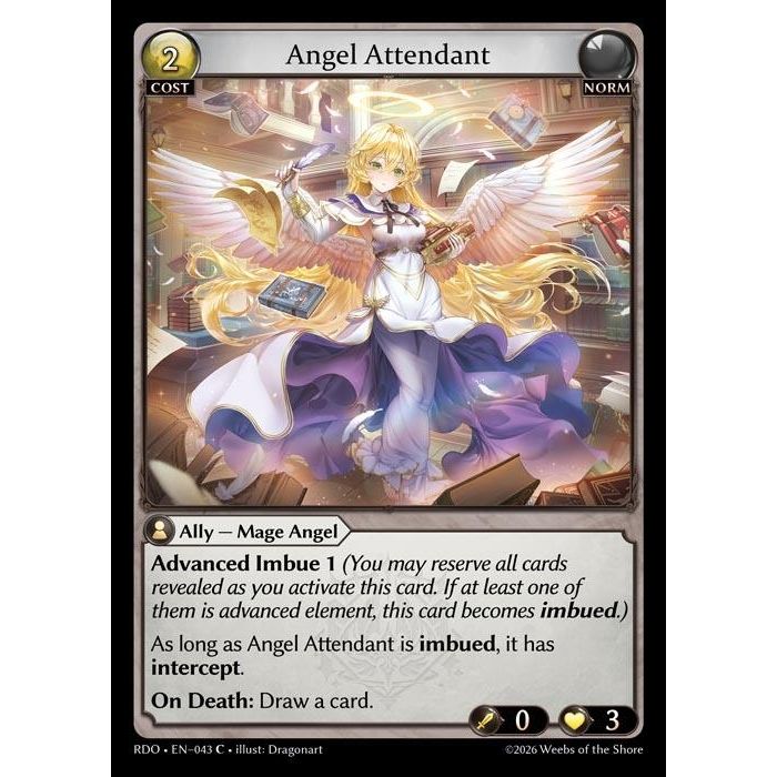 Image for Angel Attendant (043) (Radiant Origins) - Grand Archive TCG