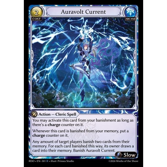 Image for Auravolt Current (301) (Radiant Origins) - Grand Archive TCG