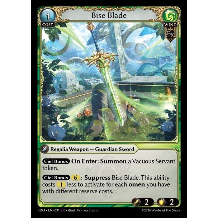 Image for Bise Blade (031) (Radiant Origins) - Grand Archive TCG