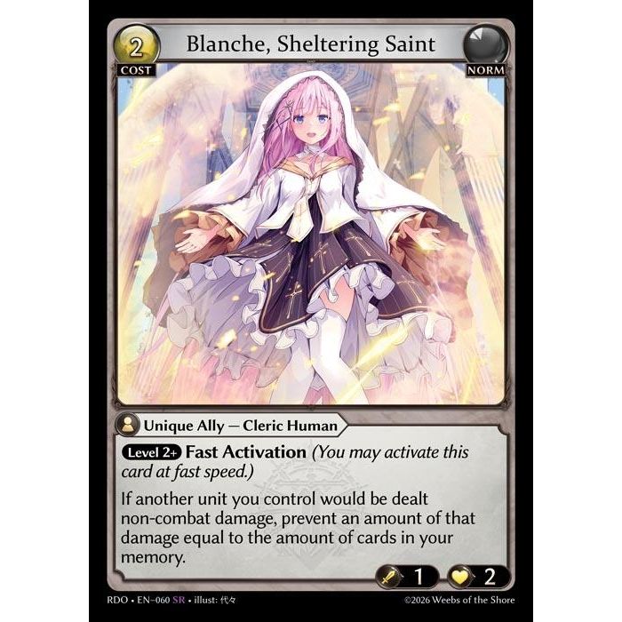 Image for Blanche, Sheltering Saint (060) (Radiant Origins) - Grand Archive TCG