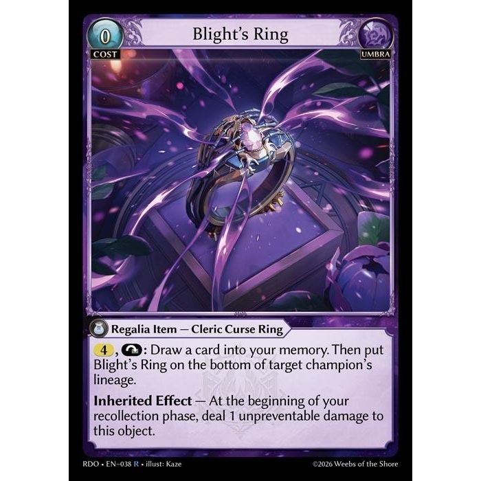 Image for Blightroot (061) (Radiant Origins) - Grand Archive TCG