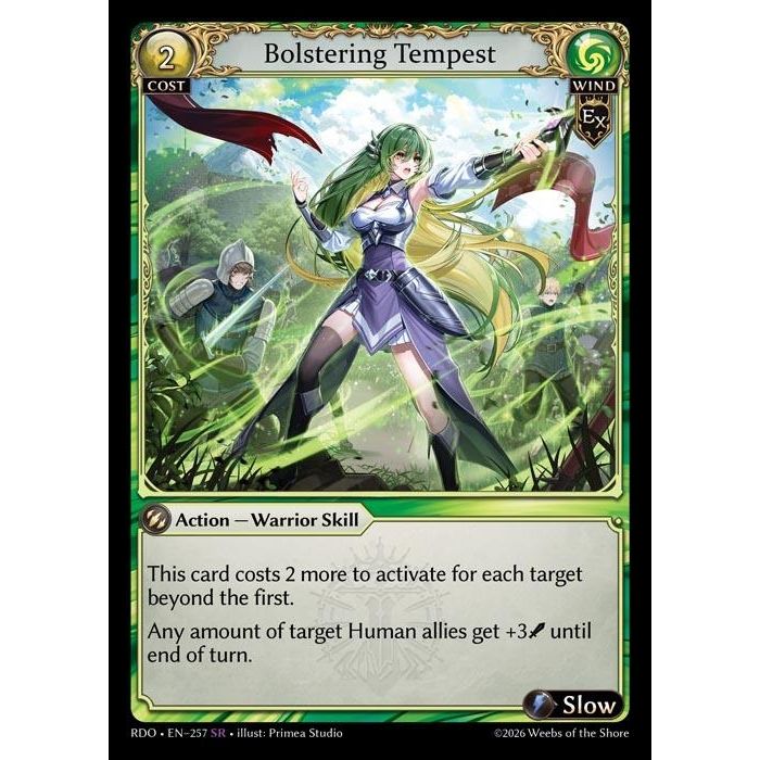 Image for Bolstering Tempest (257) (Radiant Origins) - Grand Archive TCG