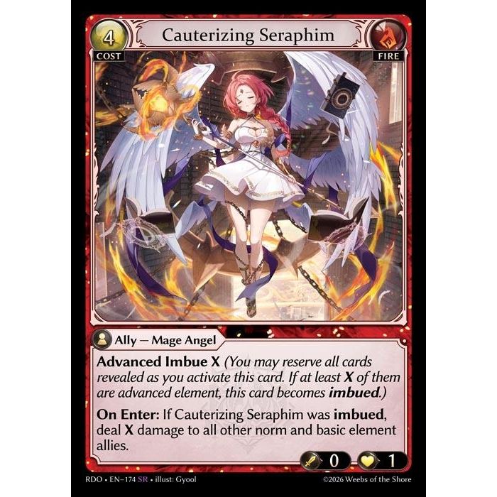 Image for Cauterizing Seraphim (174) (Radiant Origins) - Grand Archive TCG