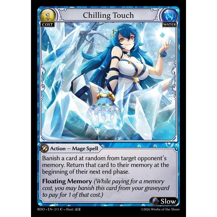 Image for Chilling Touch (211) (Radiant Origins) - Grand Archive TCG