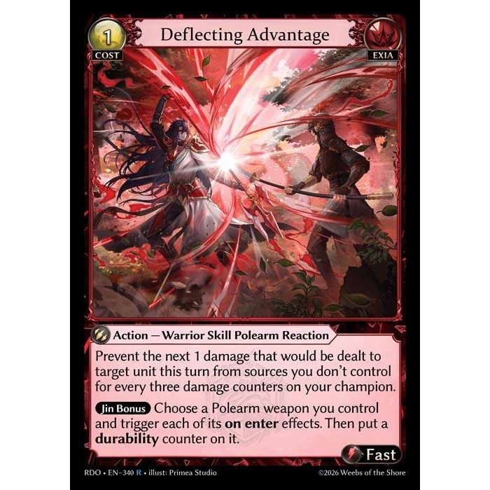 Image for Deflecting Advantage (340) (Radiant Origins) - Grand Archive TCG