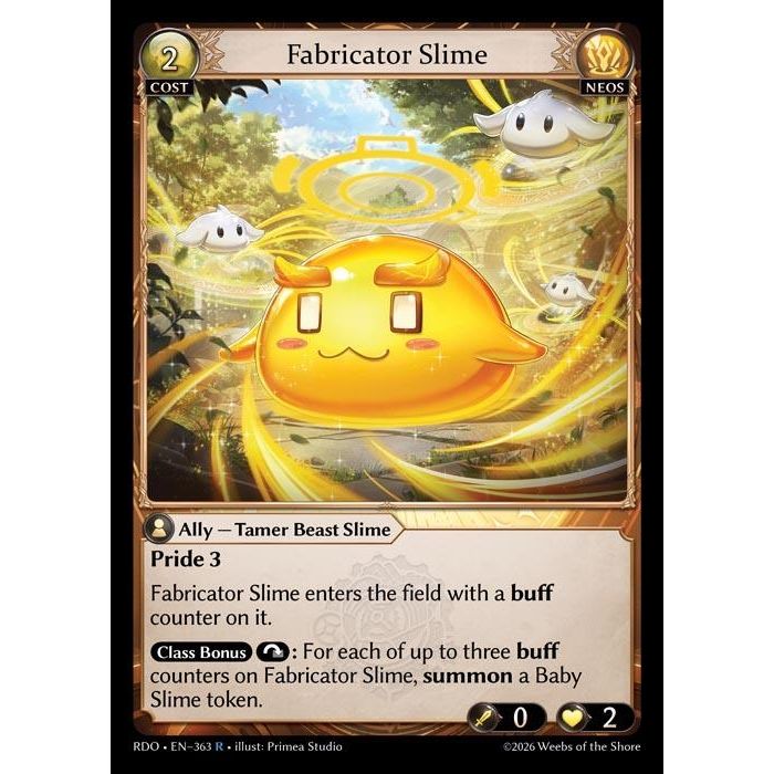 Image for Fabricator Slime (363) (Radiant Origins) - Grand Archive TCG