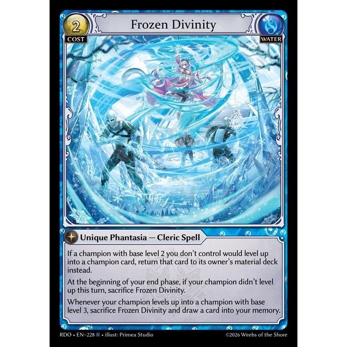 Image for Frozen Divinity (228) (Radiant Origins) - Grand Archive TCG