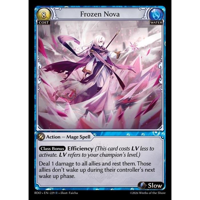 Image for Frozen Nova (229) (Radiant Origins) - Grand Archive TCG