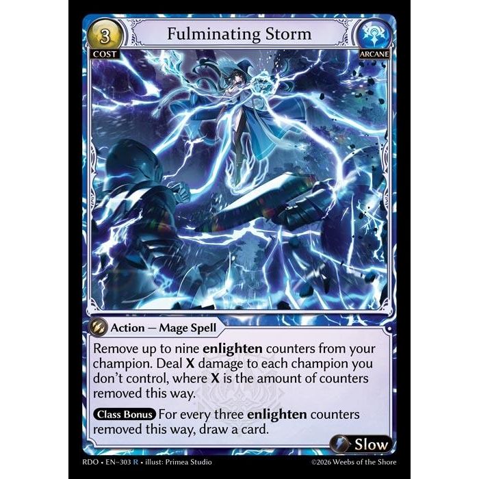 Image for Fulminating Storm (303) (Radiant Origins) - Grand Archive TCG
