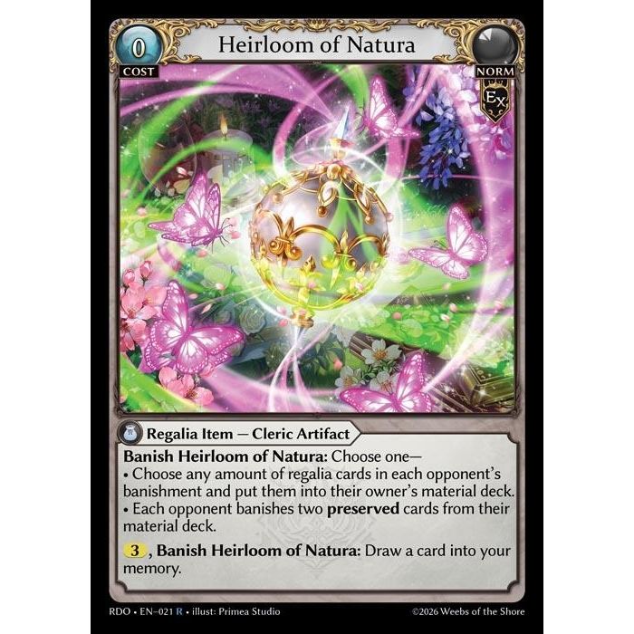 Image for Heirloom of Natura (021) (Radiant Origins) - Grand Archive TCG