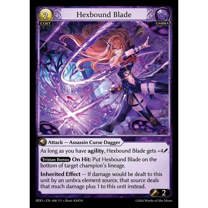 Image for Hexbound Blade (400) (Radiant Origins) - Grand Archive TCG