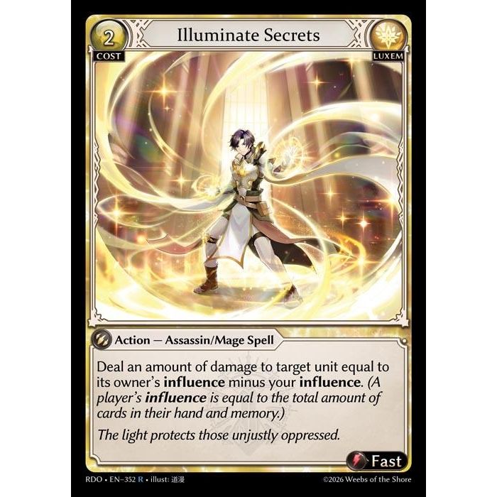 Image for Illuminate Secrets (352) (Radiant Origins) - Grand Archive TCG