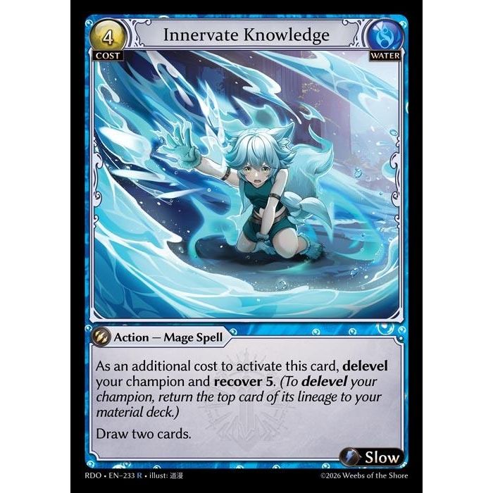 Image for Innervate Knowledge (233) (Radiant Origins) - Grand Archive TCG