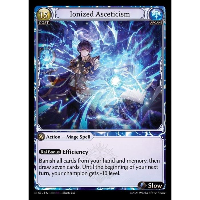 Image for Ionized Asceticism (304) (Radiant Origins) - Grand Archive TCG