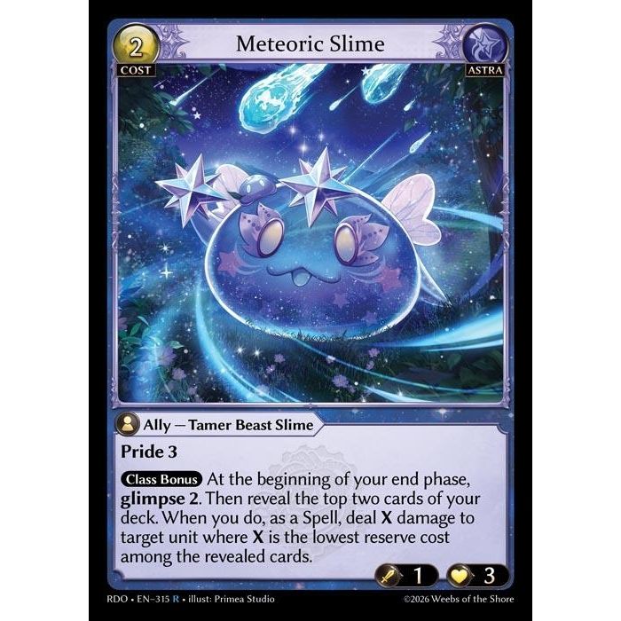 Image for Meteoric Slime (315) (Radiant Origins) - Grand Archive TCG