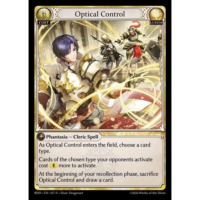 Image for Optical Control (357) (Radiant Origins) - Grand Archive TCG