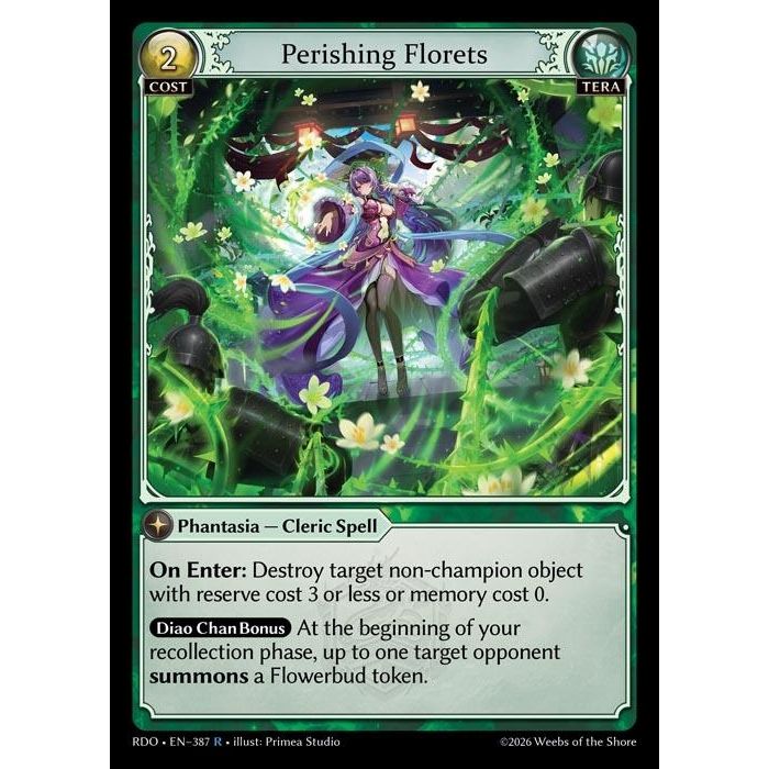Image for Perishing Florets (387) (Radiant Origins) - Grand Archive TCG