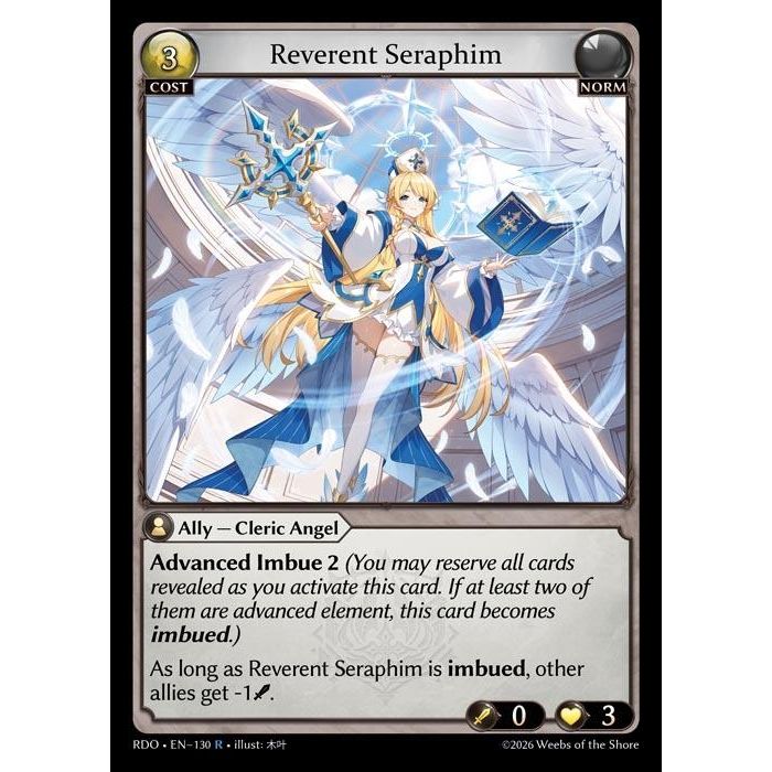 Image for Reverent Seraphim (130) (Radiant Origins) - Grand Archive TCG