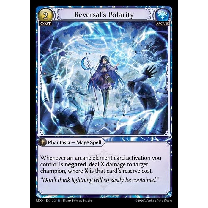 Image for Reversal's Polarity (305) (Radiant Origins) - Grand Archive TCG