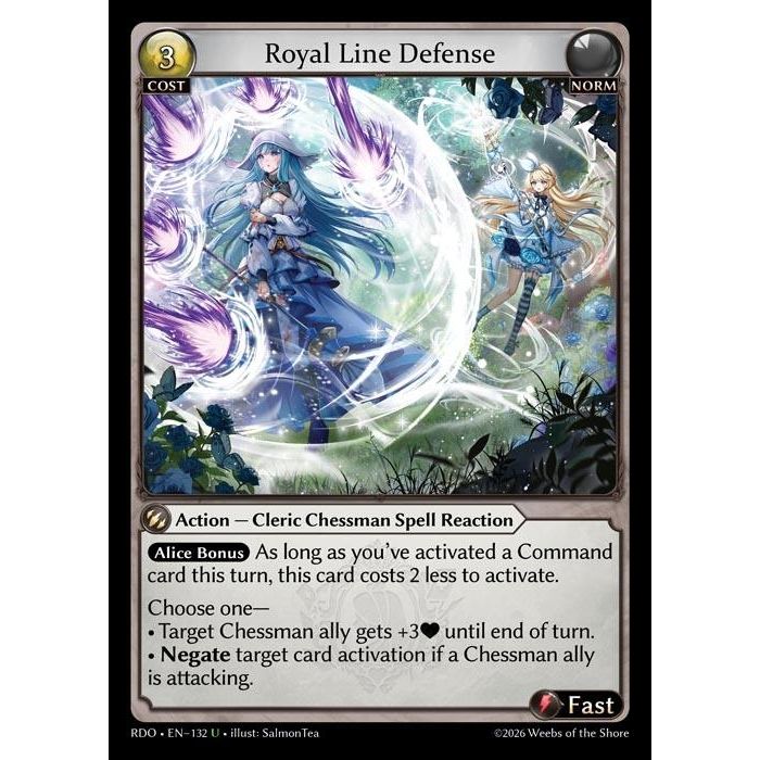 Image for Royal Line Defense (132) (Radiant Origins) - Grand Archive TCG