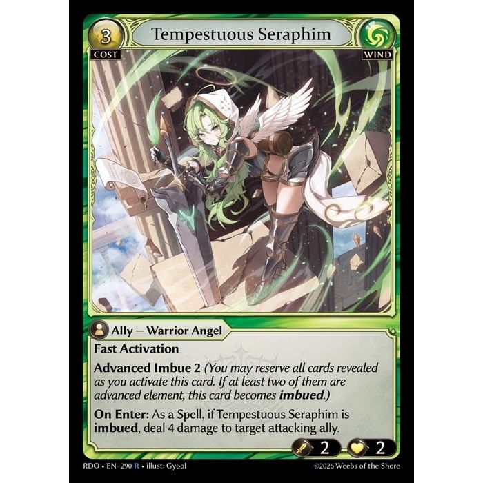 Image for Tempestuous Seraphim (290) (Radiant Origins) - Grand Archive TCG