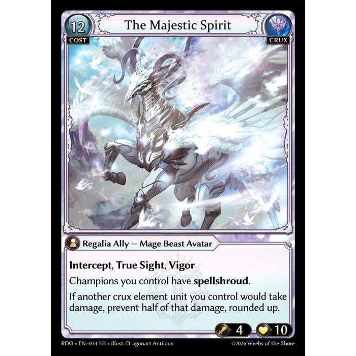 Image for The Majestic Spirit (034) (Radiant Origins) - Grand Archive TCG