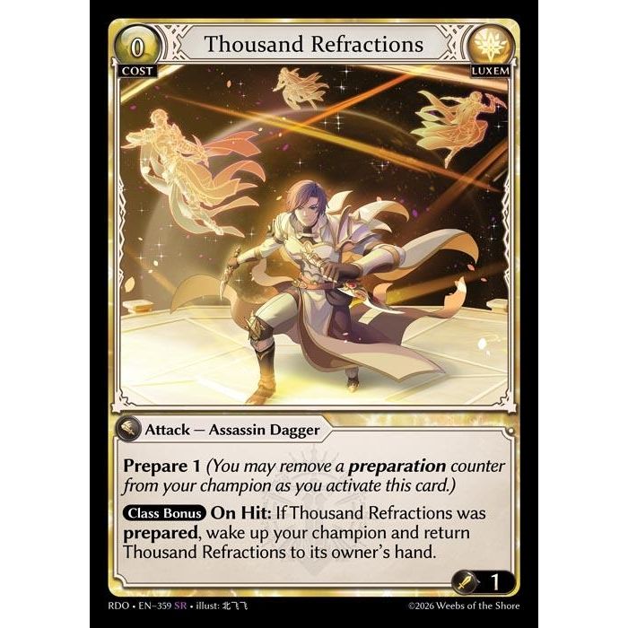 Image for Thousand Refractions (359) (Radiant Origins) - Grand Archive TCG