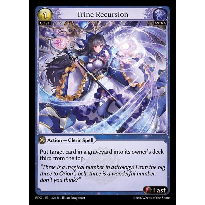 Image for Trine Recursion (320) (Radiant Origins) - Grand Archive TCG