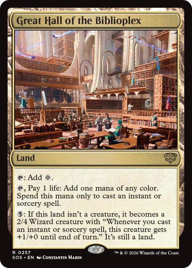 Great Hall of the Biblioplex (257) (Secrets of Strixhaven) - PokeBox USA