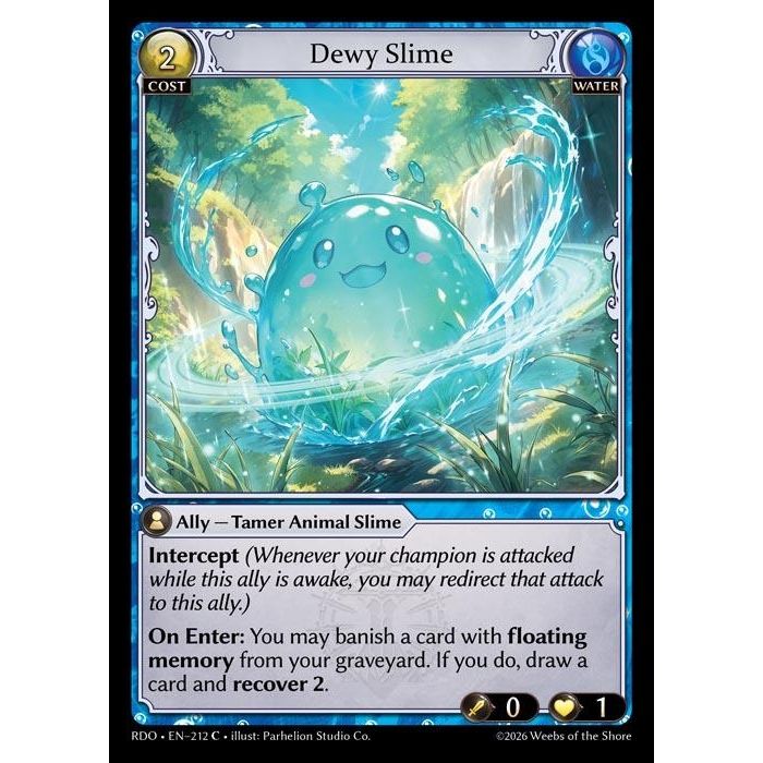 Image for Dewy Slime (Curio Foil) (212) (Radiant Origins) - Grand Archive TCG