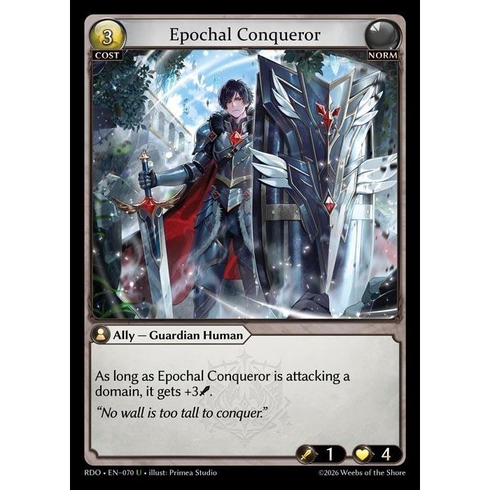 Image for Epochal Conqueror (Curio Foil) (070) (Radiant Origins) - Grand Archive TCG