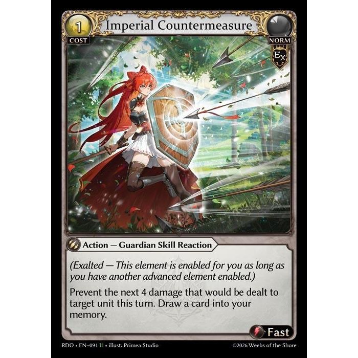 Image for Imperial Countermeasure (Curio Foil) (091) (Radiant Origins) - Grand Archive TCG