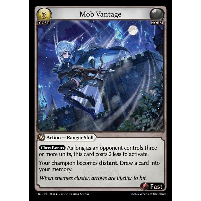 Image for Mob Vantage (Curio Foil) (098) (Radiant Origins) - Grand Archive TCG