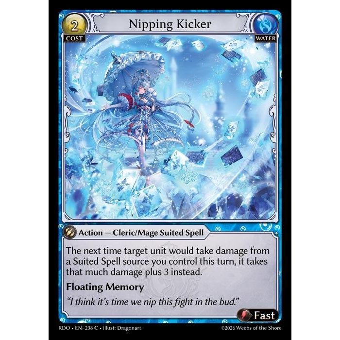 Image for Nipping Kicker (Curio Foil) (238) (Radiant Origins) - Grand Archive TCG