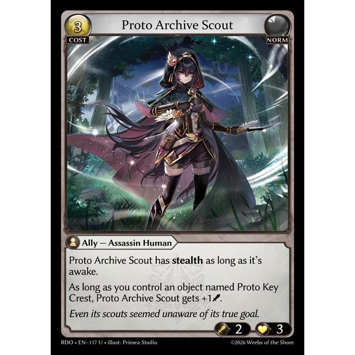 Image for Proto Archive Scout (Curio Foil) (117) (Radiant Origins) - Grand Archive TCG