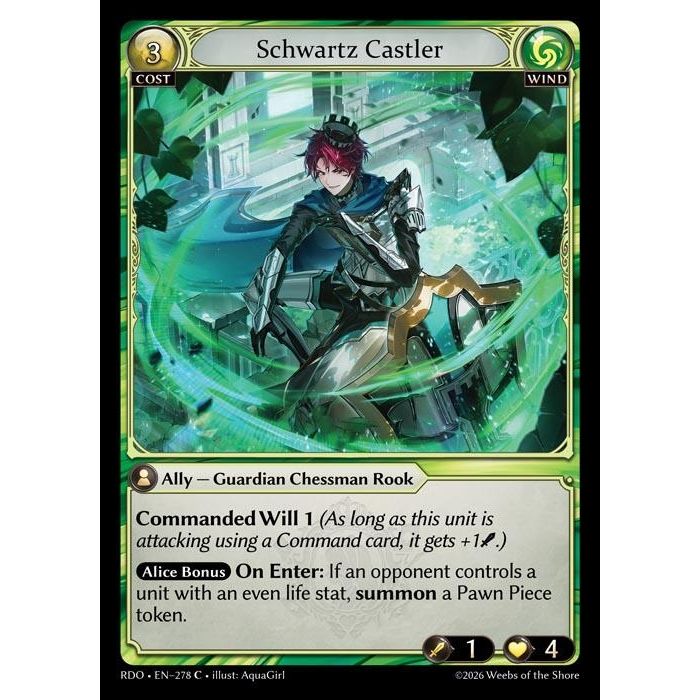 Image for Schwartz Castler (Curio Foil) (278) (Radiant Origins) - Grand Archive TCG