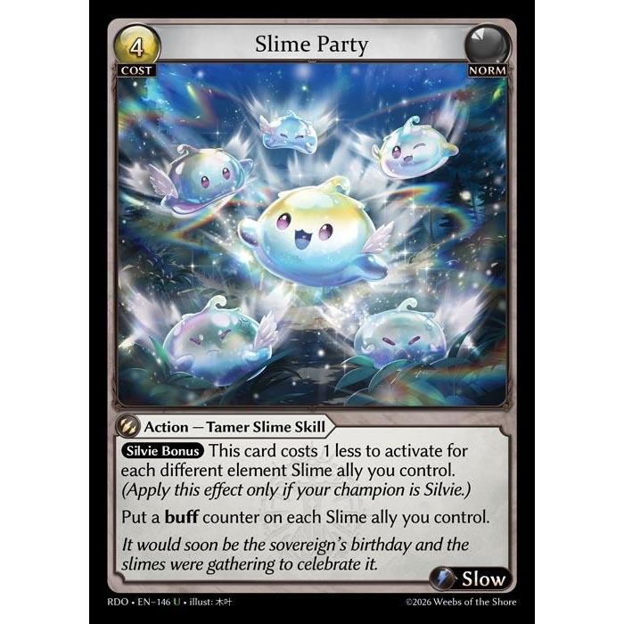 Image for Slime Party (Curio Foil) (146) (Radiant Origins) - Grand Archive TCG