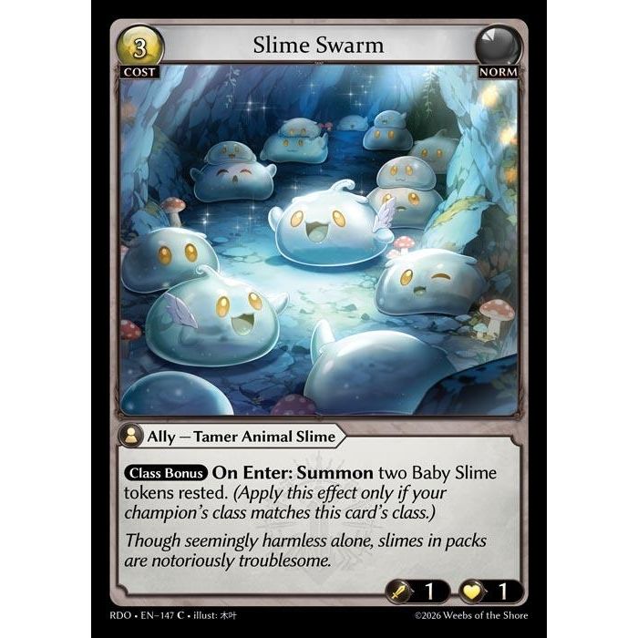 Image for Slime Swarm (Curio Foil) (147) (Radiant Origins) - Grand Archive TCG