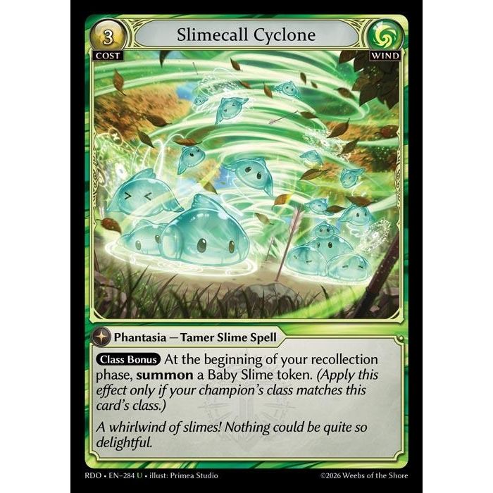 Image for Slimecall Cyclone (Curio Foil) (284) (Radiant Origins) - Grand Archive TCG