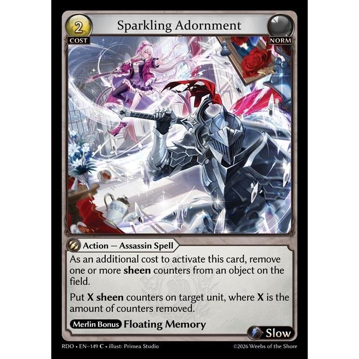 Image for Sparkling Adornment (Curio Foil) (149) (Radiant Origins) - Grand Archive TCG