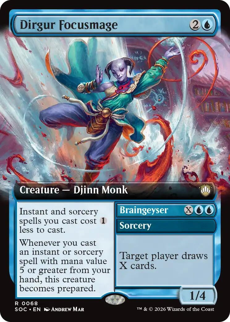 Dirgur Focusmage (Extended Art) (68) (Secrets of Strixhaven)