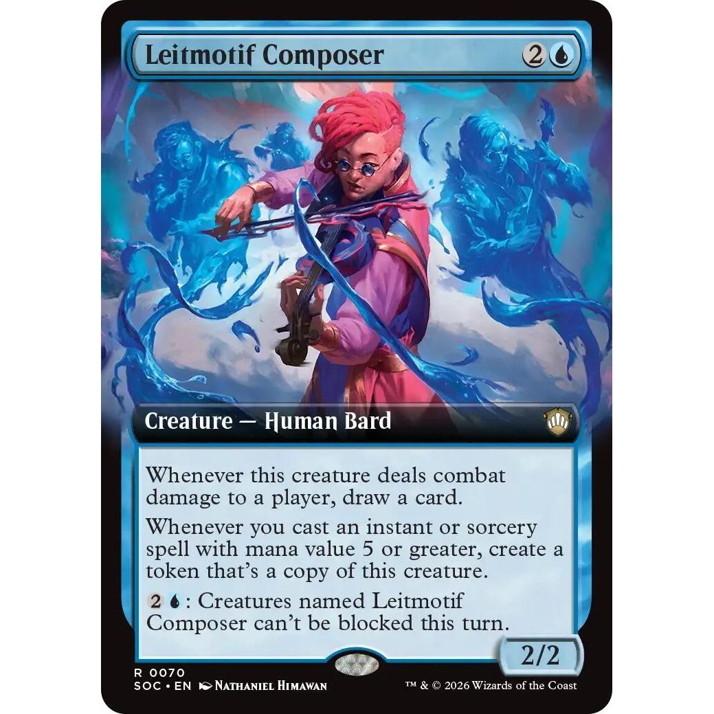 Leitmotif Composer (Extended Art) (70) (Secrets of Strixhaven) - PokeBox USA
