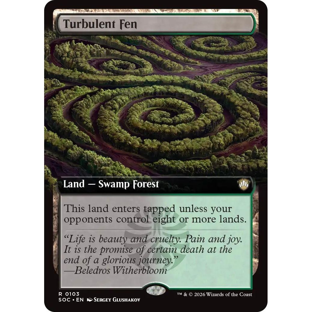 Turbulent Fen (Extended Art) (103) (Secrets of Strixhaven) - PokeBox USA